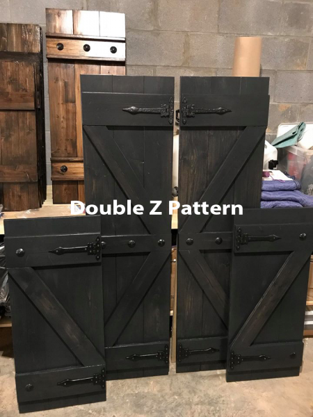 Double Z Pattern with calves and hinges. 