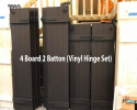 4 Board 2 Batten (Vinyl Hinge Set) 